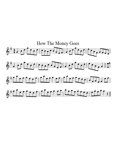 How the Money Goes (Version 2)