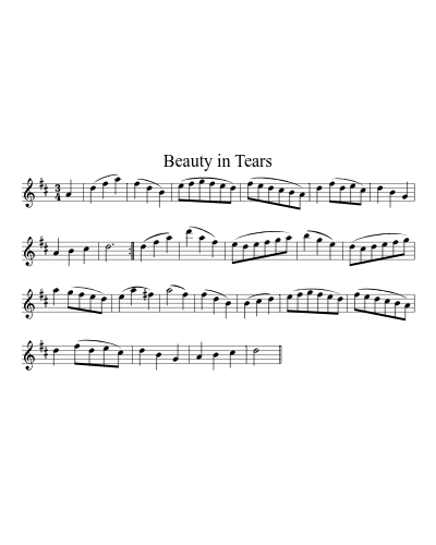 Beauty in Tears