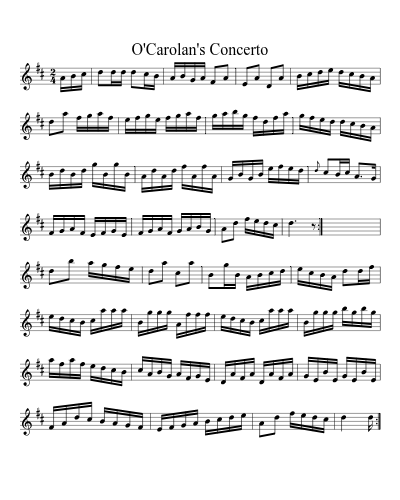 O'Carolan's Concerto (Version 2)