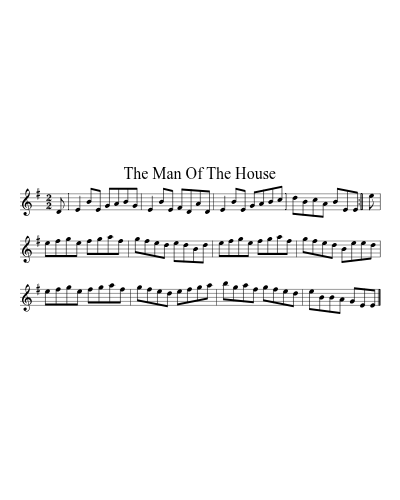 The man of the house (Version 3)