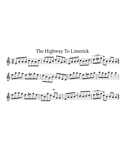 The Highway To Limerick (Version 2)
