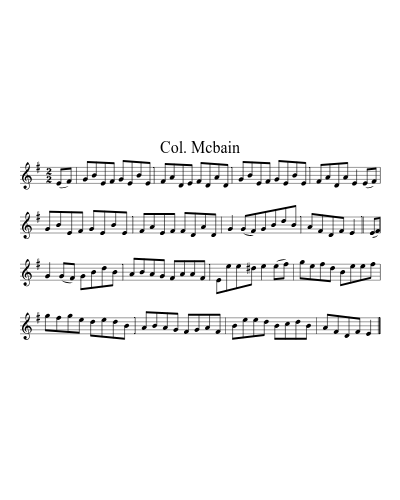 Col. Mcbain