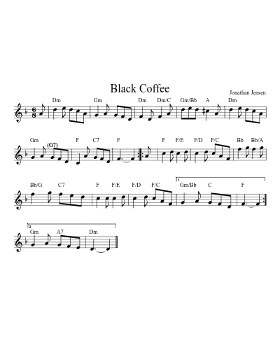 Black Coffee preview