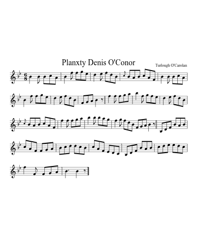 Planxty Denis O'Conor