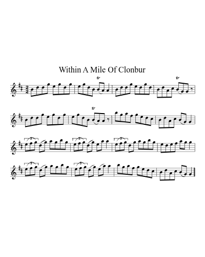 Within A Mile Of Clonbur