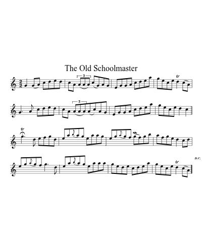 The Old Schoolmaster (Version 3) preview