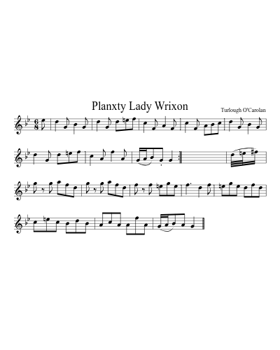 Planxty Lady Wrixon preview