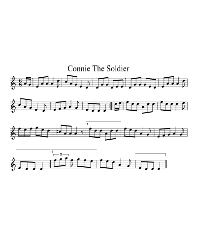 Connie the soldier (Version 2)