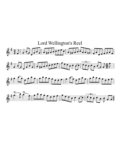 Lord Wellington's Reel preview