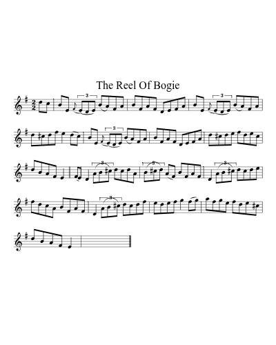 The Reel Of Bogie (Version 3)