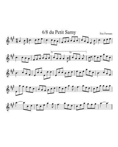 6/8 du Petit Sarny preview