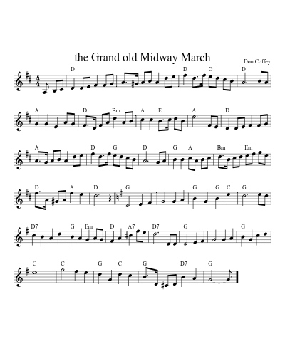the Grand old Midway March