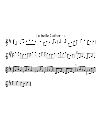 La Belle Catherine (Version 2) preview
