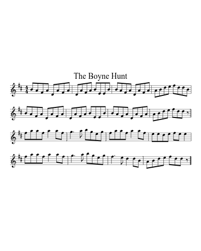 The Boyne Hunt (Version 4)