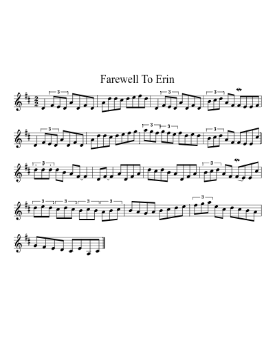 Farewell to Erin (Version 5) preview
