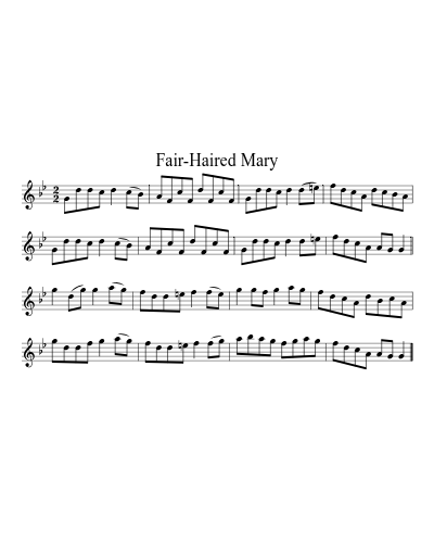 Fair-Haired Mary