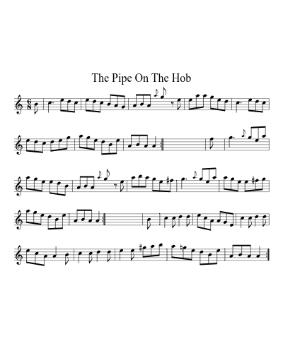 The Pipe On The Hob (Version 2) sheet music preview