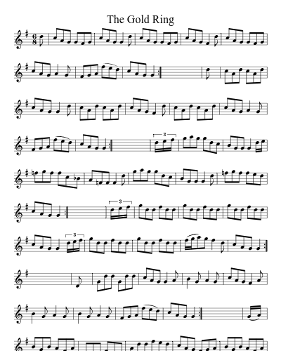 The Gold Ring (Version 3) sheet music preview