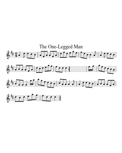 The One-Legged Man