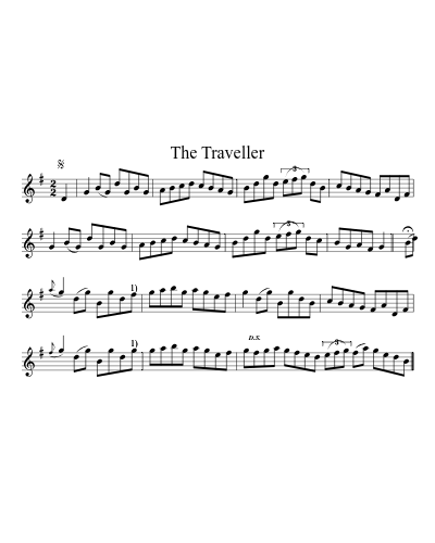 The Traveller (Version 5) sheet music preview