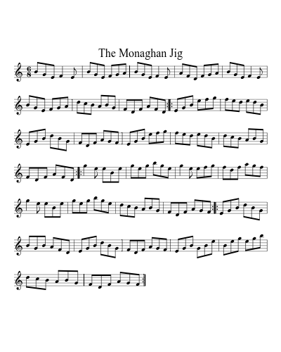 The Monaghan jig (Version 4)