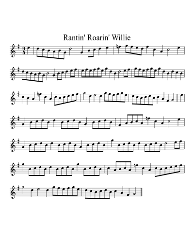 Rantin' Roarin' Willie