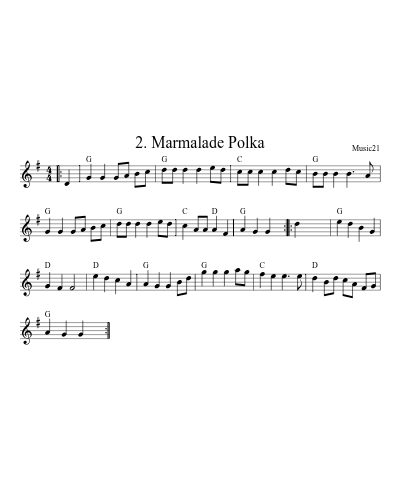 2. Marmalade Polka