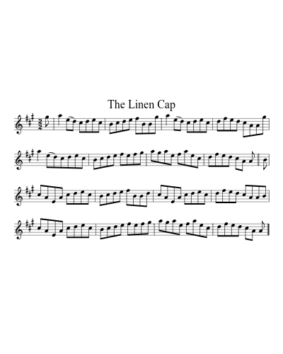 The Linen Cap (Version 2) sheet music preview