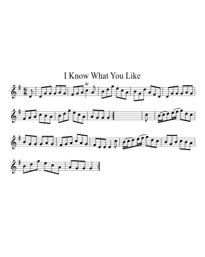 I Know What You Like (Version 2)