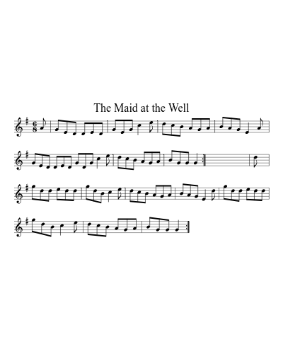 The Maid At The Well (Version 4) sheet music preview