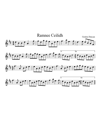 Ramnee Ceilidh