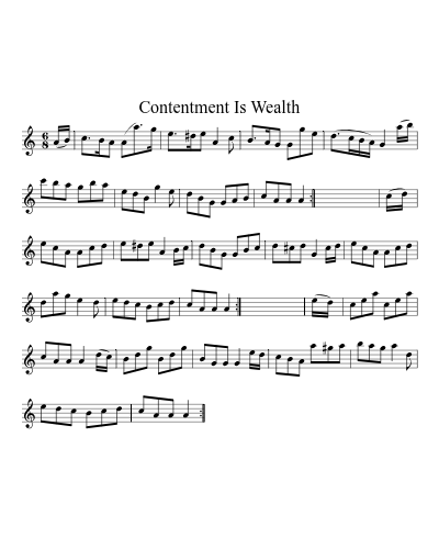 Contentment Is Wealth (Version 4) preview