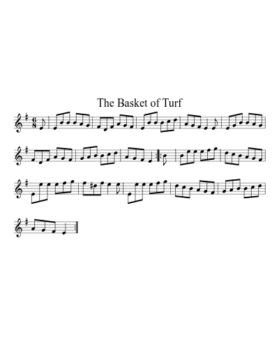 The basket of turf (Version 3) sheet music preview