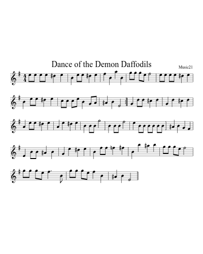 Dance of the Demon Daffodils