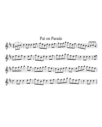 Pat on Parade