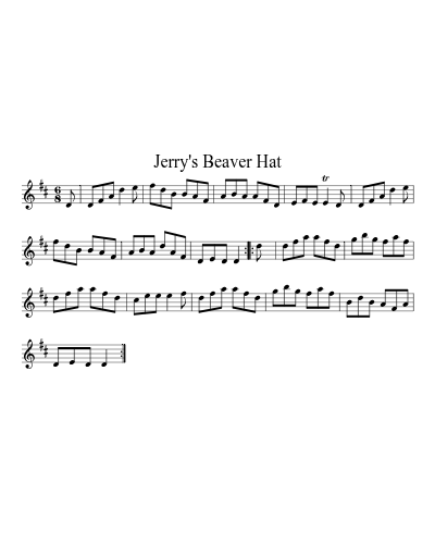Jerry's beaver hat (Version 3)