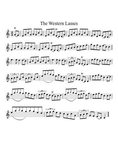 The Western Lasses (Version 2)