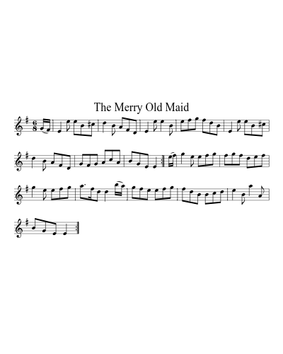 The Merry Old Maid (Version 2)
