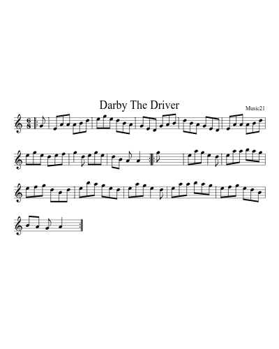 Darby The Driver