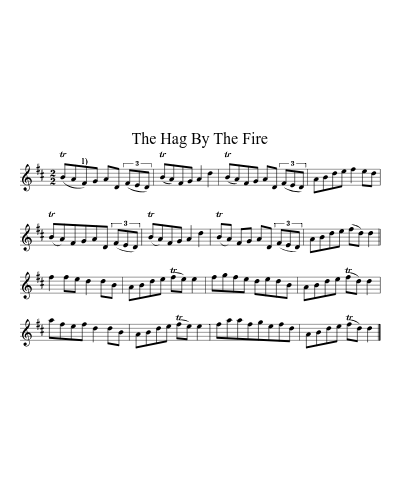 The Hag By The Fire sheet music preview