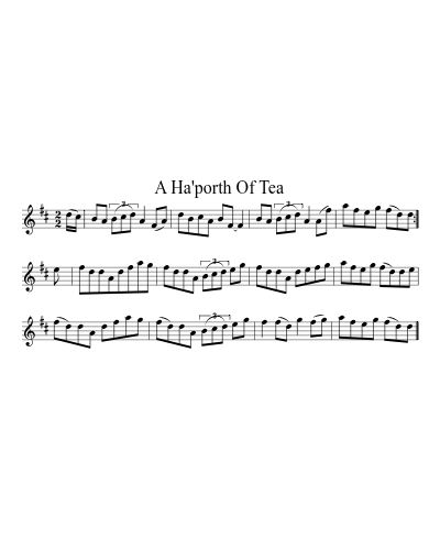 A Ha'porth Of Tea preview