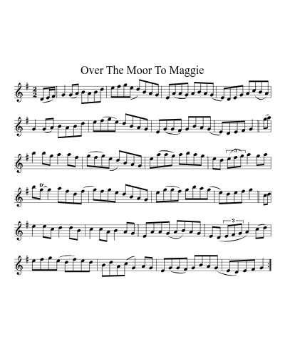 Over the moor to Maggie (Version 2)