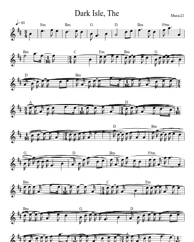 Dark Isle, The preview