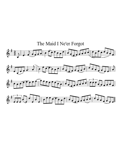 The Maid I Ne'er Forgot preview