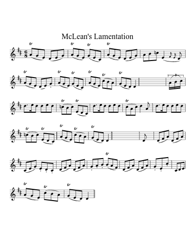 McLean's Lamentation