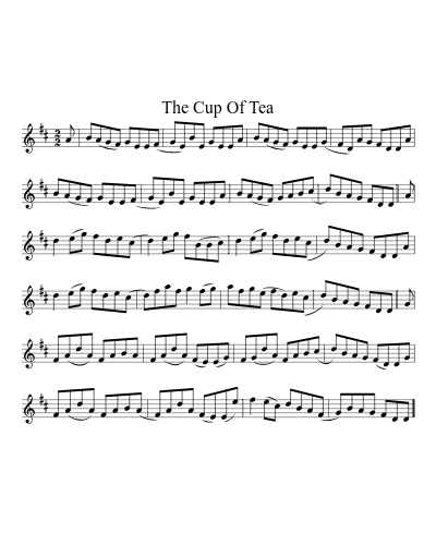 The cup of tea (Version 2)