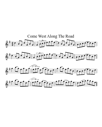 Come West Along The Road (Version 4)