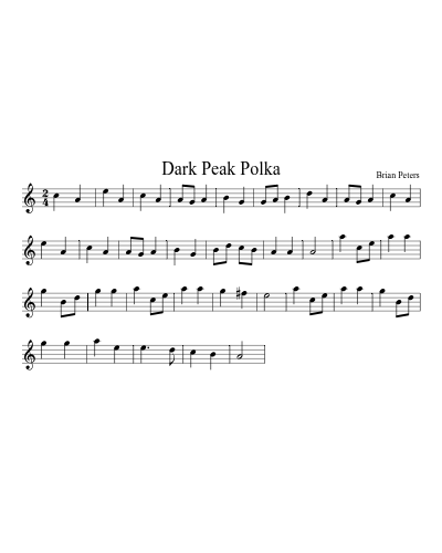 Dark Peak Polka