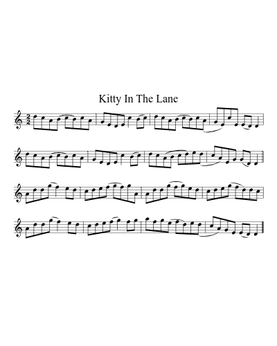 Kitty In The Lane (Version 3) preview