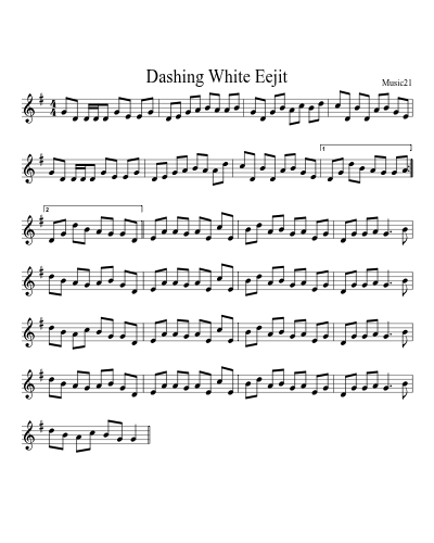 Dashing White Eejit preview